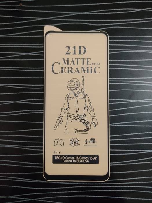 Tecno Camon 16 SE 9D/11D/21D Ceramic Matte Protector - 1 Piece