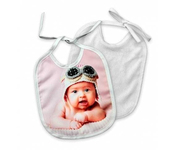 Bibs for babies from 6 to 18 months with pic or name,