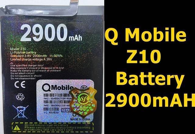 Q Mobile Z10 Mobile Battery Replacement - 2900mAh