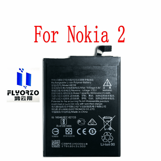 Nokia 2 Battery Replacement HE338 Battery With 4000mAh Capacity