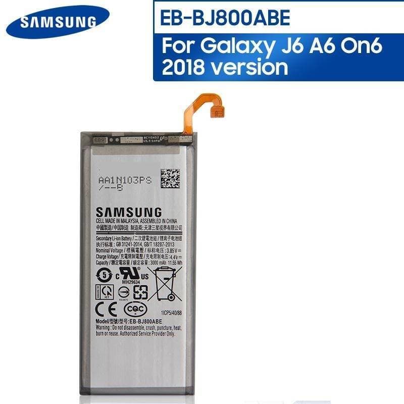 Samsung Galaxy J6  Battery With 3000mAh Capacity - Silver