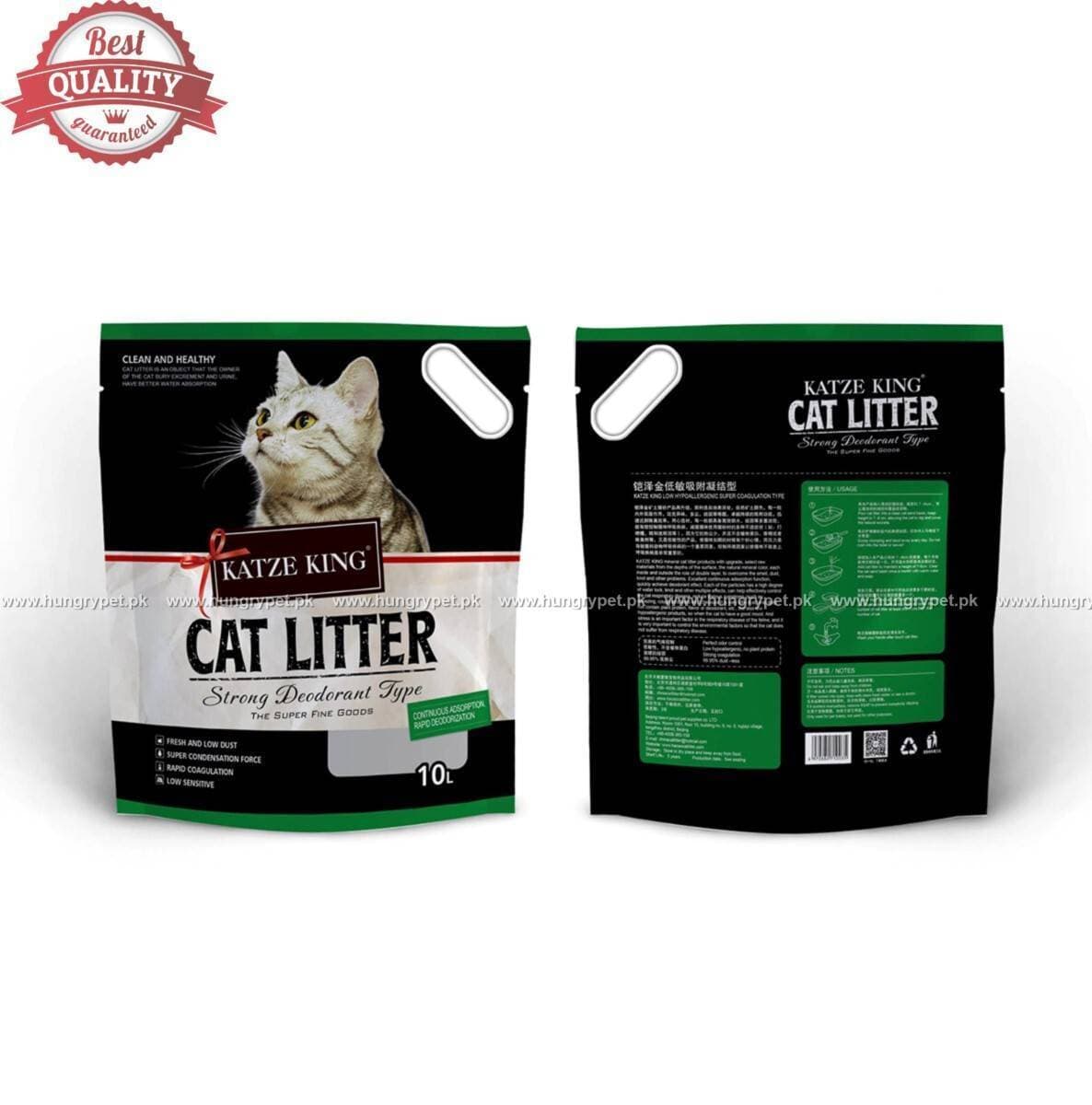 Best KING CAT LITTER - 100% BENTONITE - DUST FREE - BEST FOR ALL STAGES CATS