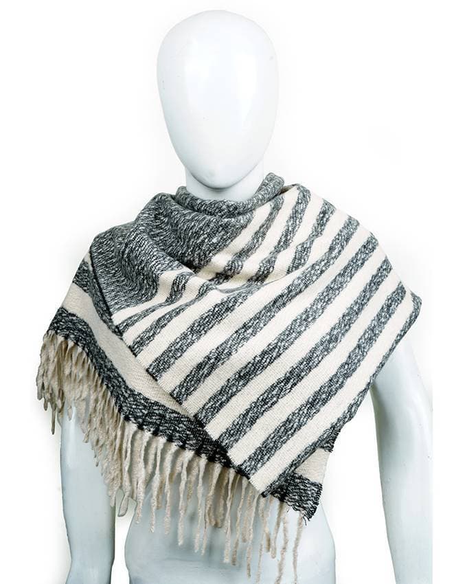 Premium Wool Stoles/Shawl - Grey Color
