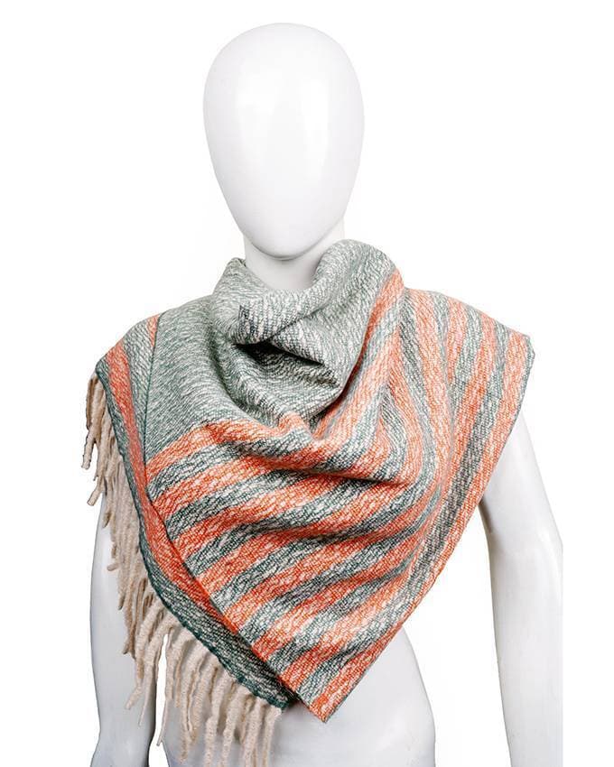 Premium Wool Stoles/Shawl - Orange Color