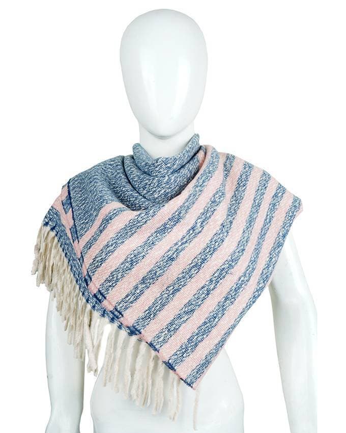 Premium Wool Stoles/Shawl - Blue Color