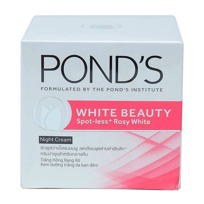 PONDS White Beauty Spotless+ Rosy White Night Cream ( 50 G )