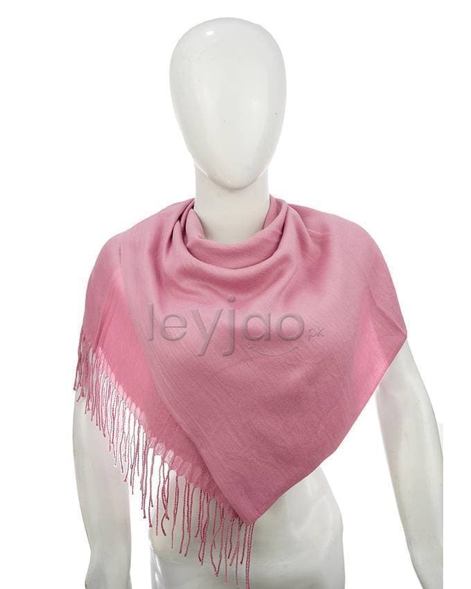 Premium Wool Stoles/Shawl - Pink Color