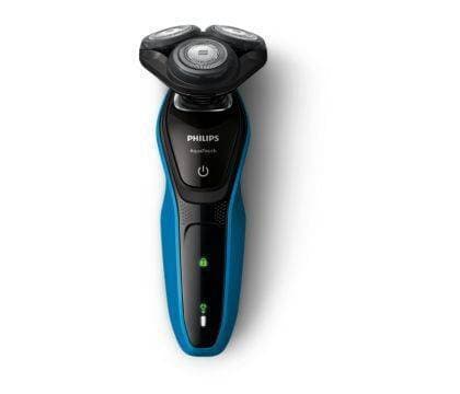 Comfort Cut blade system, 5-direction Flex heads, 30min shaving/8 hr charging, Color: Aquatic Blue-Aquatic Blue-Black