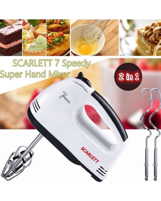 Super Hand Mixer Scarlet 7 Speed