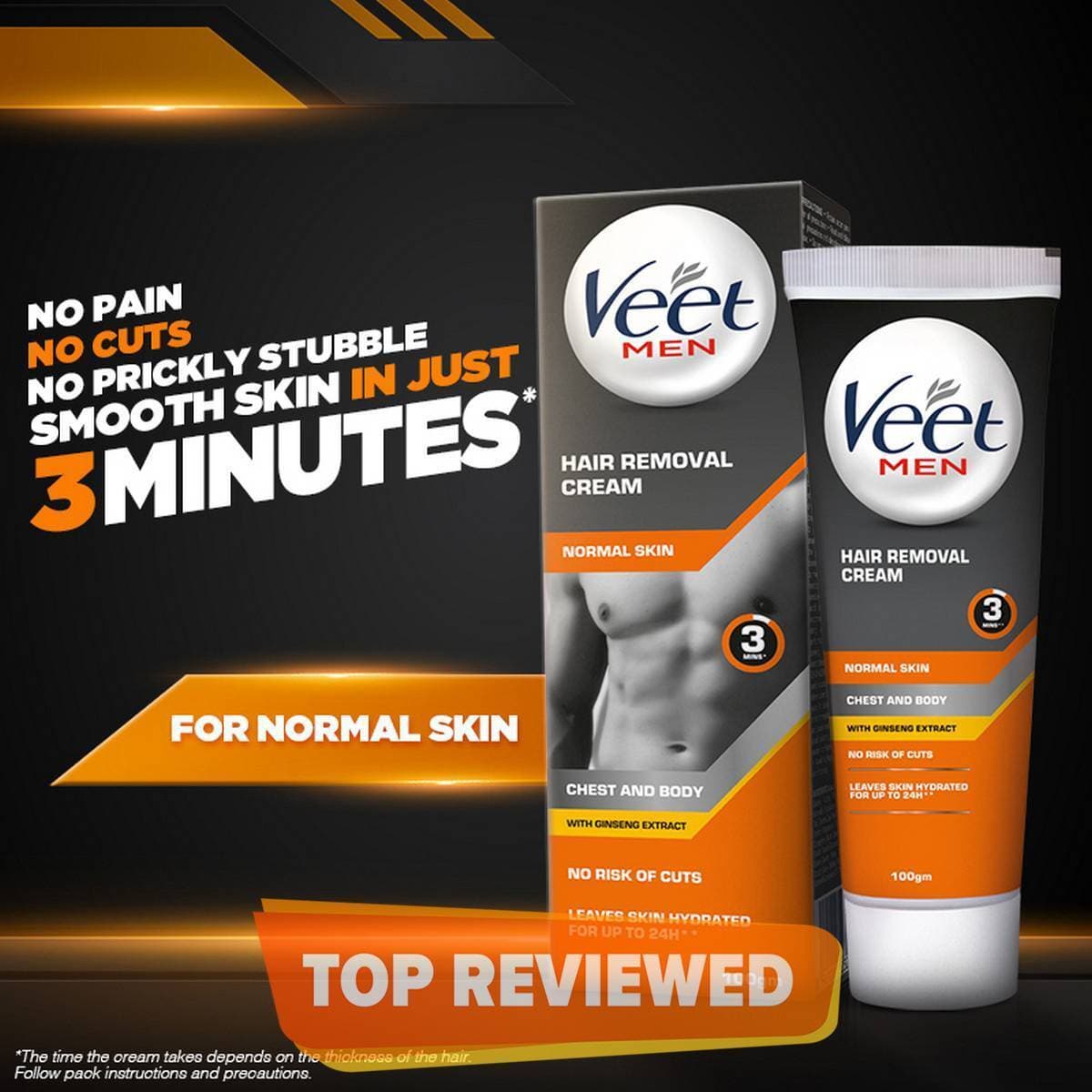 Men Cream Normal for Hair Removal - 100 gm