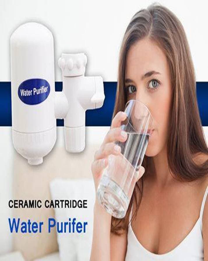 SWS Hi-Tech Ceramic Cartridge Water Tap Purifier Faucet Filter For Home & Office