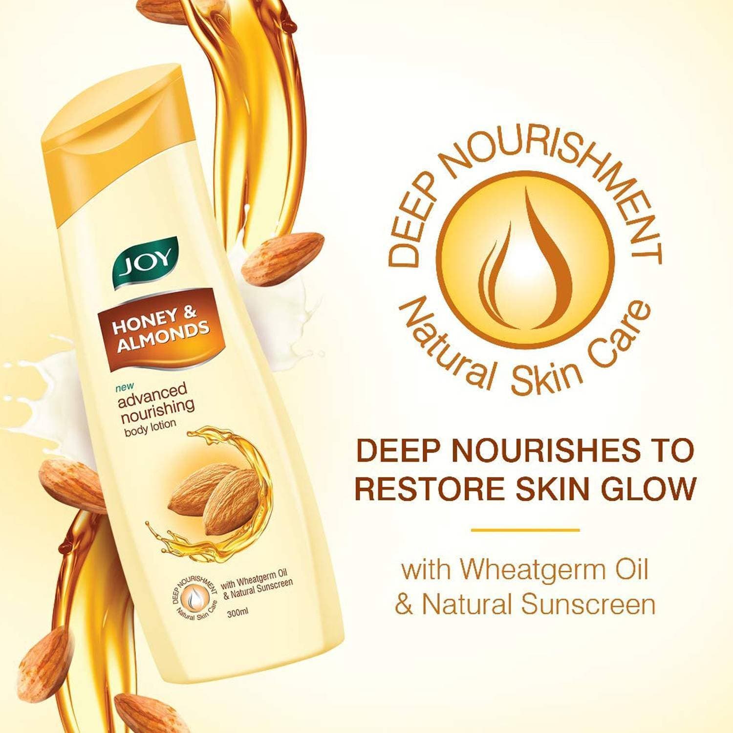 Joy Honey & Almonds Nourishing Body Lotion - 300 ml