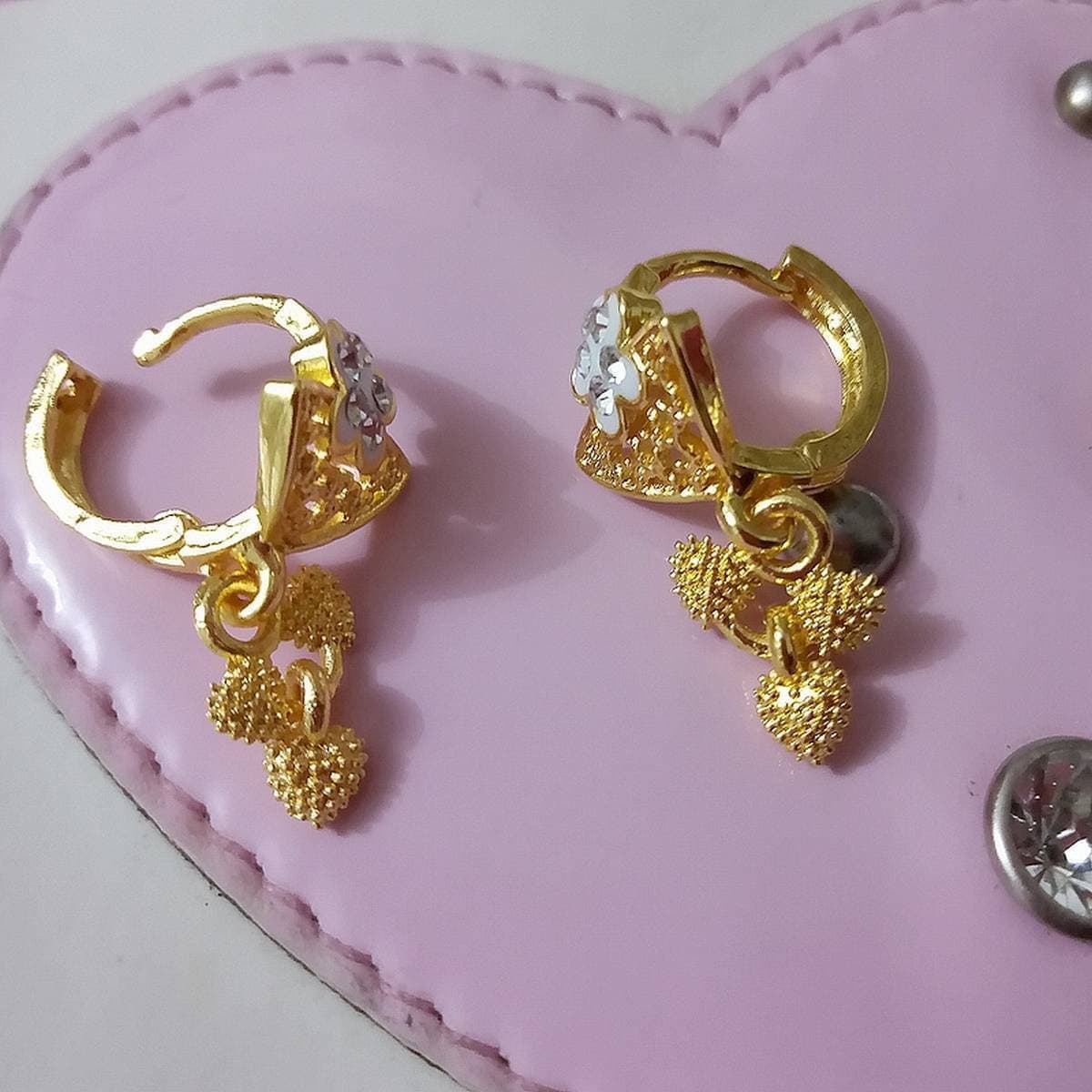 Trendy Stylish Earrings - Gold Plated