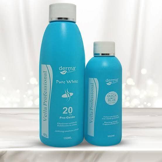 Derma Clean Pure White Bleach 2 Piece Set