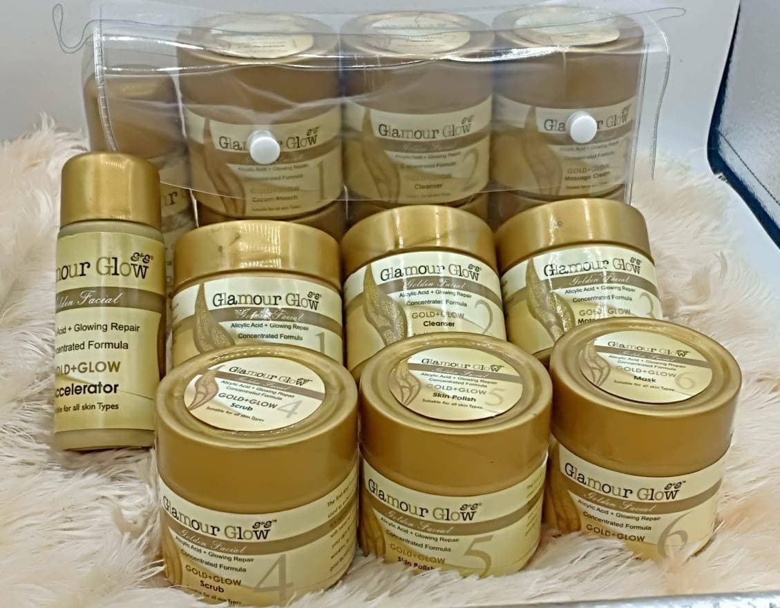Professional Gold Facial Kit 7 in 1 High Quality
