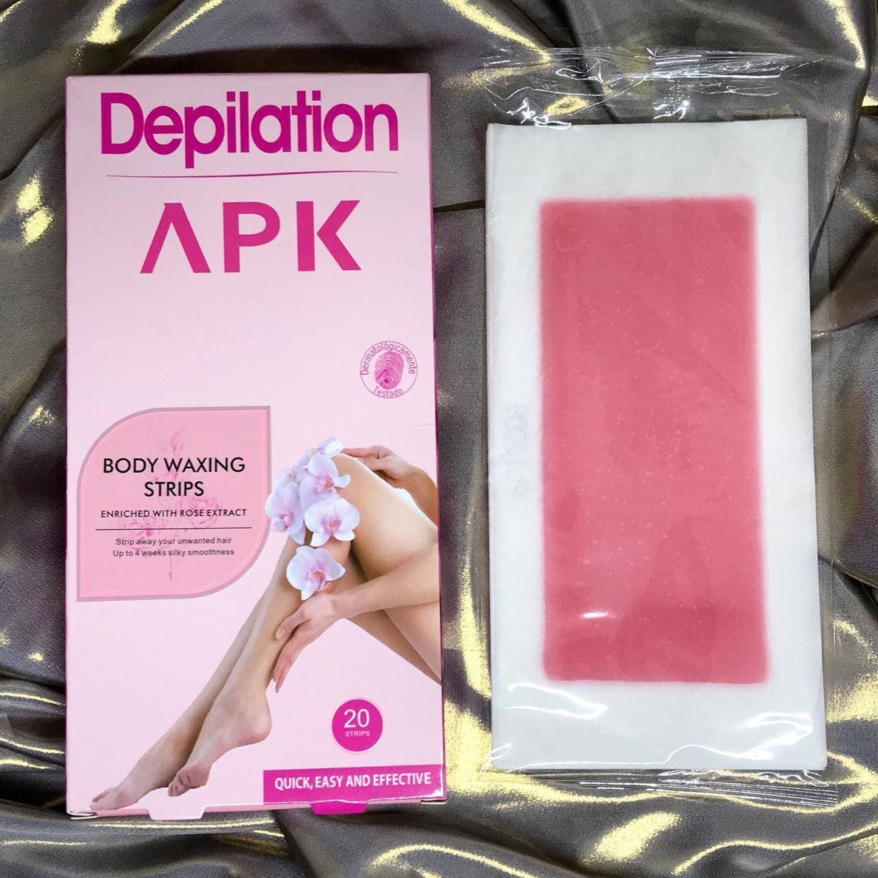 APK Depilation Body Wax Strips 20 Strips