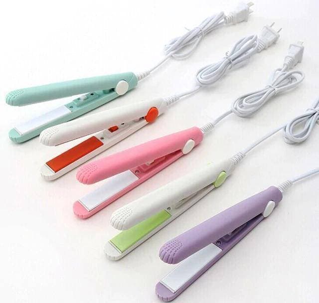 Mini Easy Hair Straightener Electric White Color 1 Piece