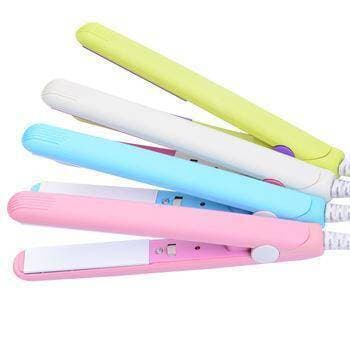 Mini Easy Hair Straightener Electric Pink - 1 Piece