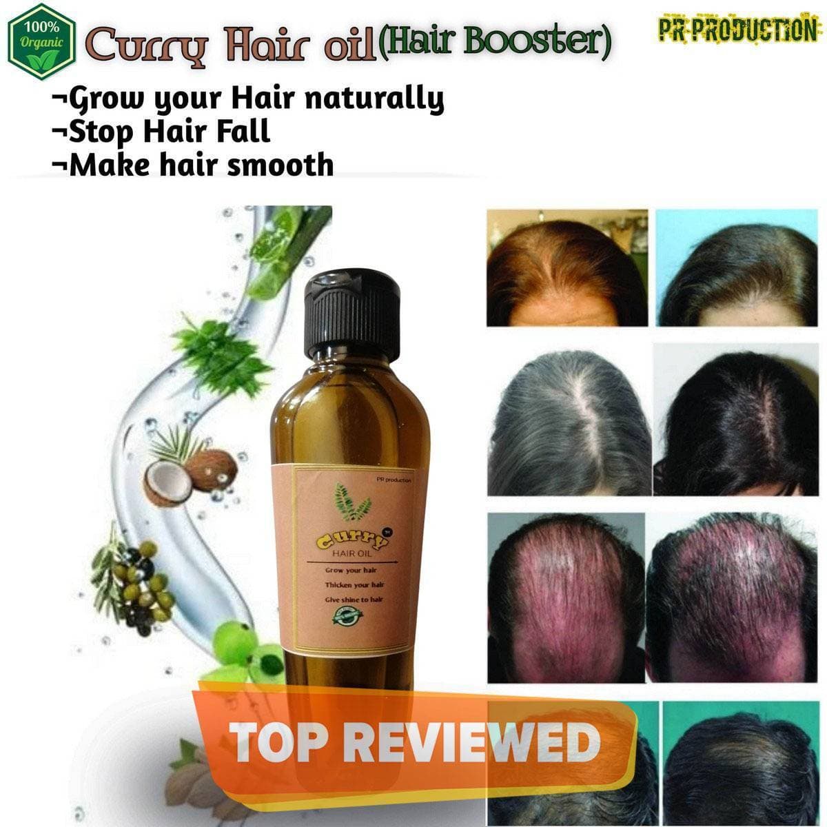 Curry Hair Growth Oil