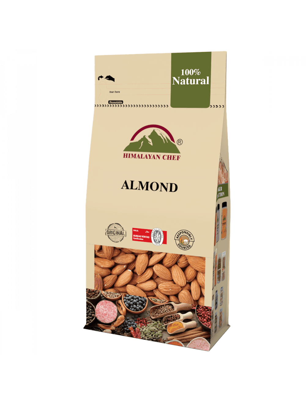 Himalayan Chef American Almond Bag