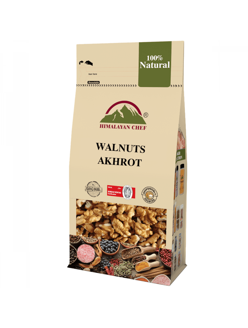 Himalayan Chef Walnut without Shell (Akhrot Giri)