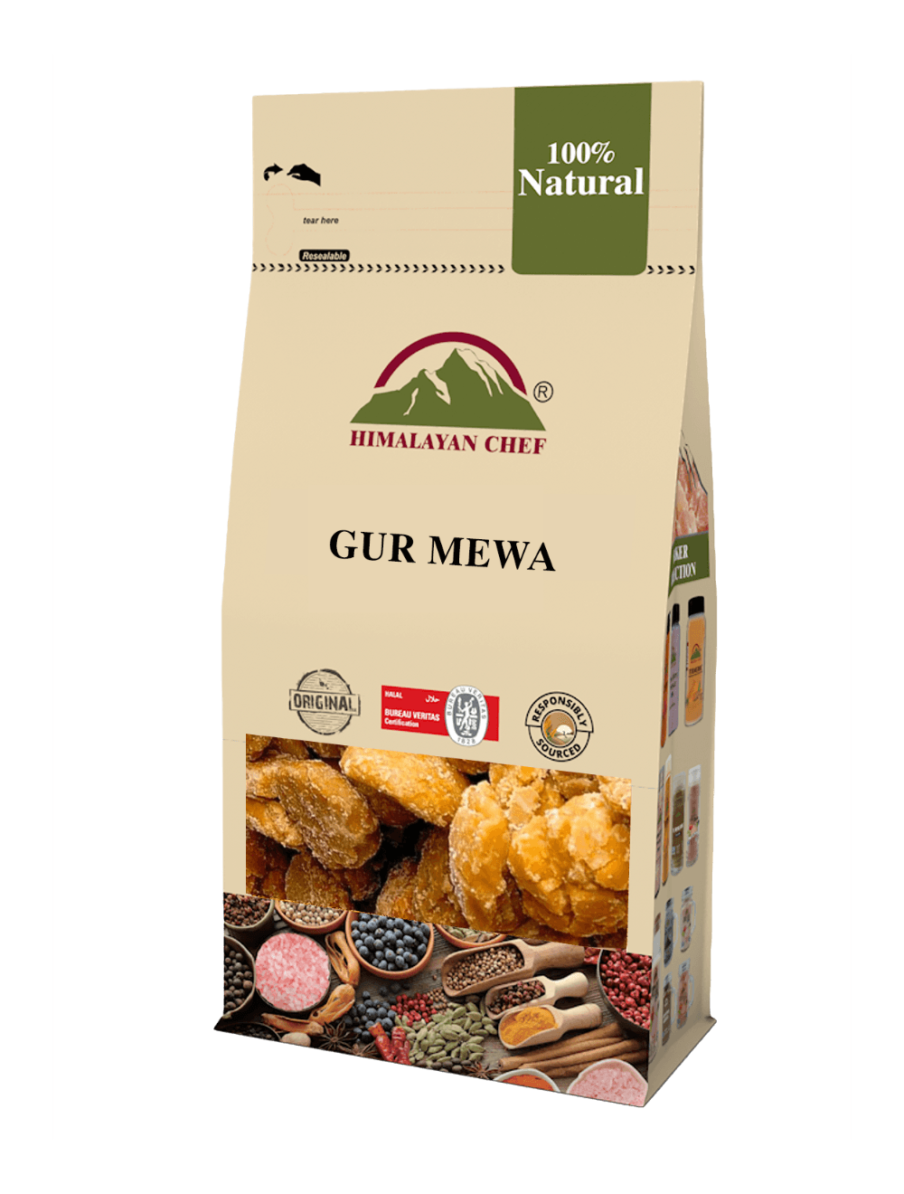 Himalayan Chef Gur Mewa (Dry Fruits Gur) Bag