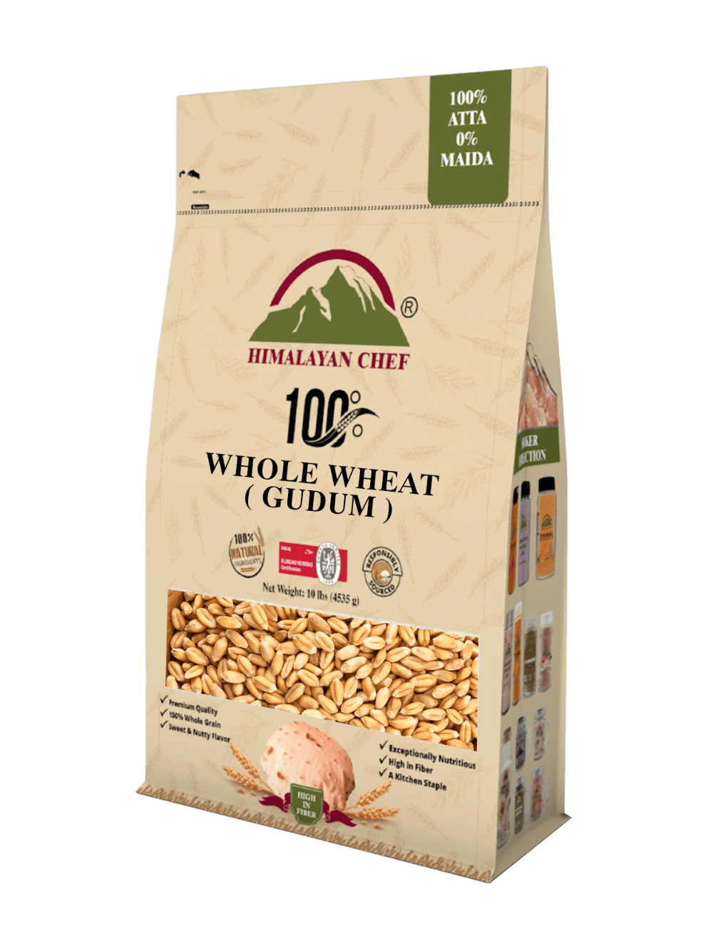 Himalayan Chef Whole Wheat (Gandum) Bag