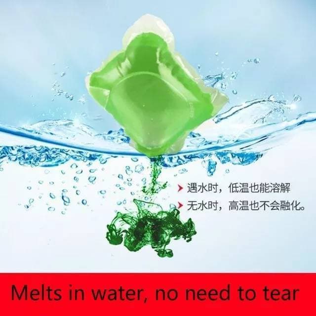 Lot Laundry Condensation Beads Capsules Travel Washing Liquid Pod Sabon Candy Bead Ball - 10 Pcs