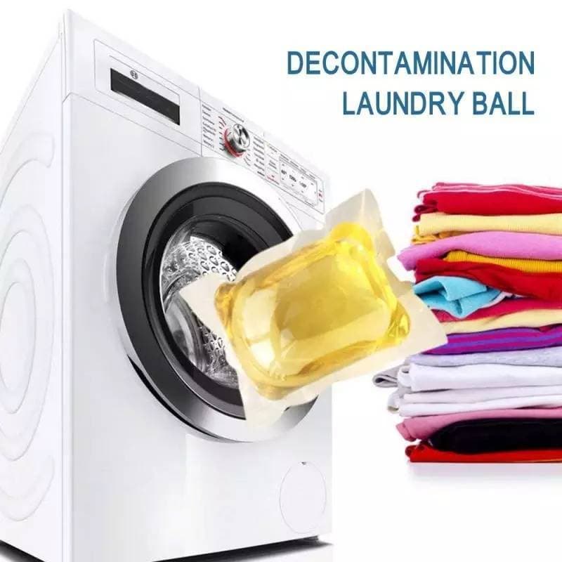 10 Pcs - 8ml Colorful Laundry Perfume Bead Laundry Lasting Cleaner Capsules Washing Liquid Water