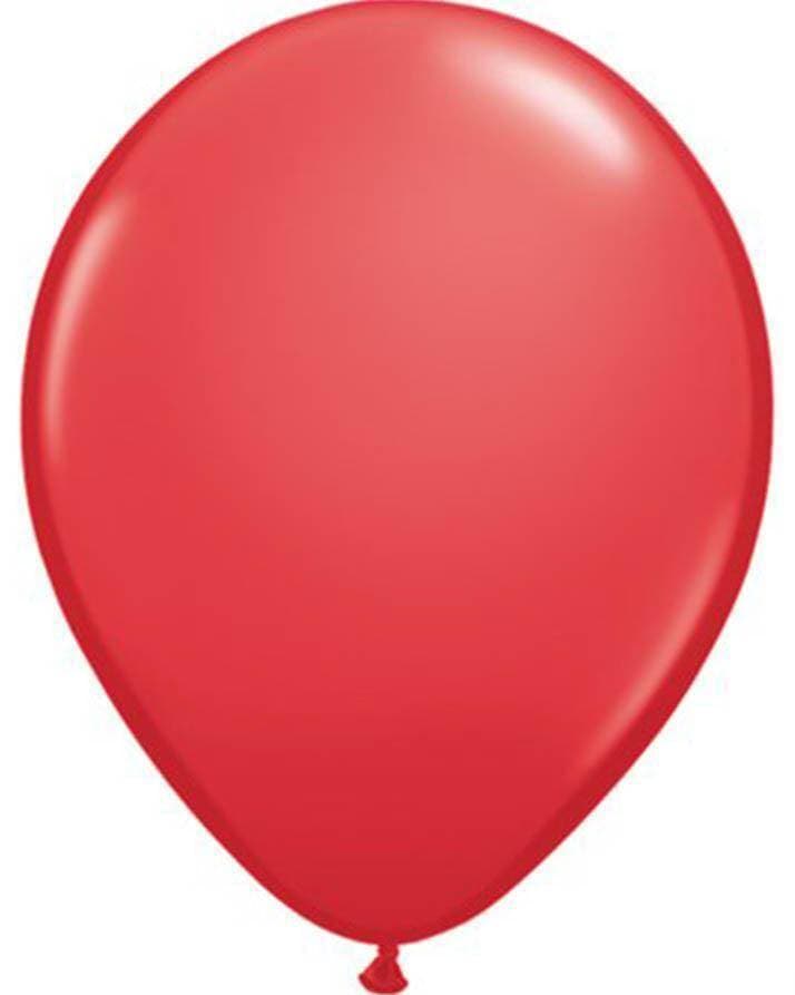 Pack Of 100pcs - Pearl Shape Latex Birthday Party & Decoration Balloons - 14 Inch Big Size - Red
