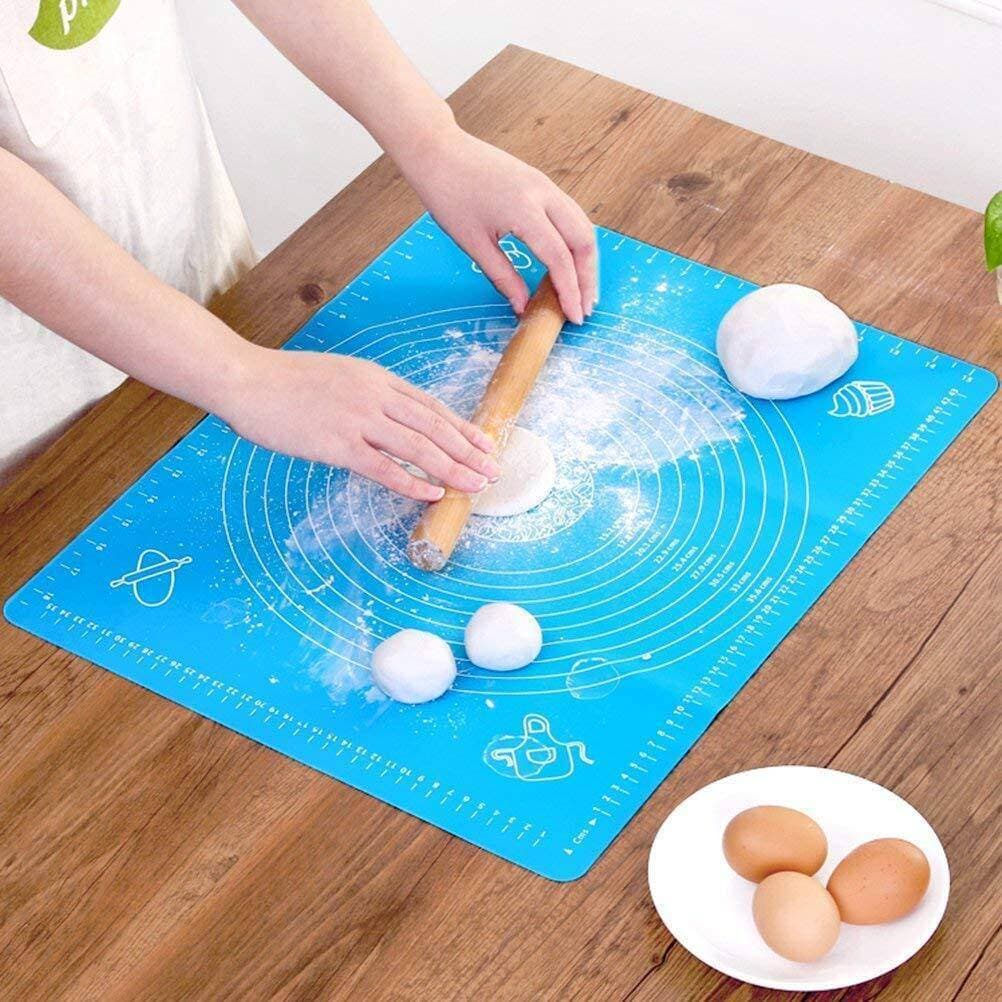 Silicone Baking Mat for Pastry & Roti Rolling Extra Large with Measurements - High Quality