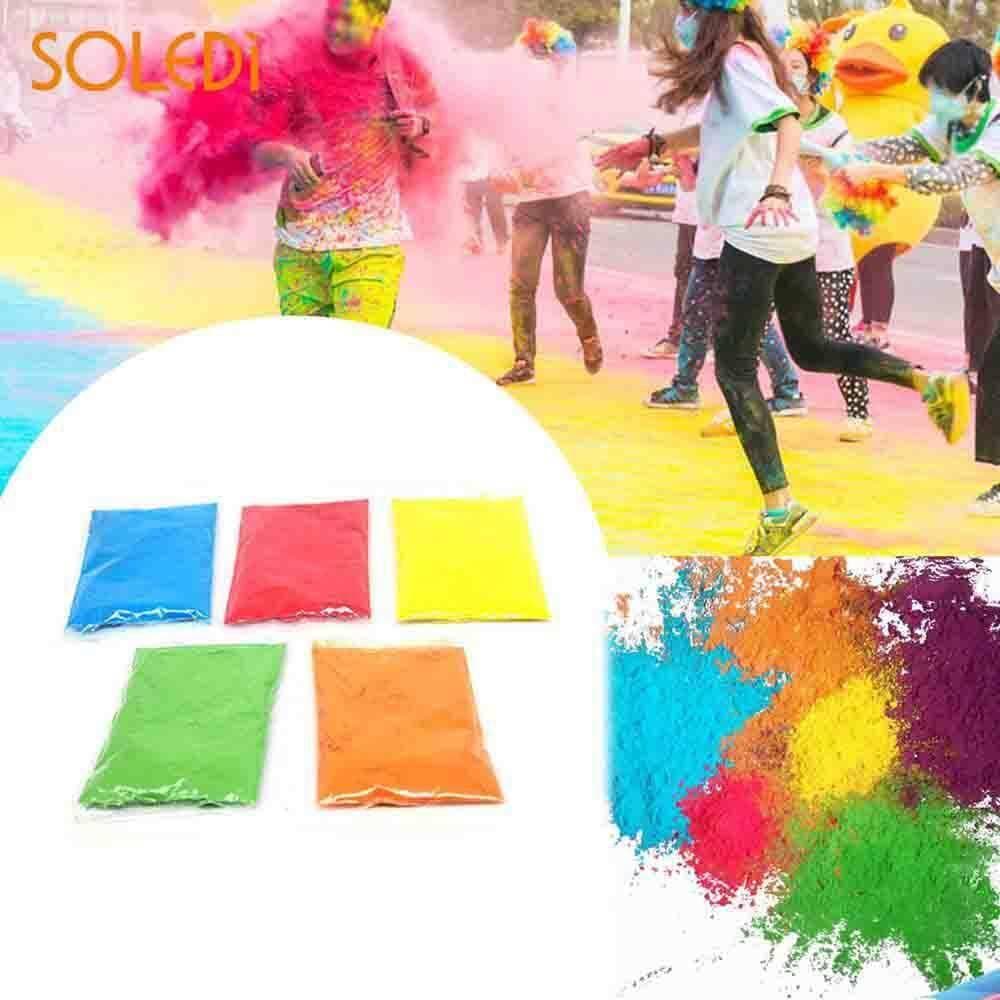Pack of 3- Running Throw Powder Corn Starch Color Runs Photo booth Props Color Food Grade Coloured Corn Flour Harmless Celebration