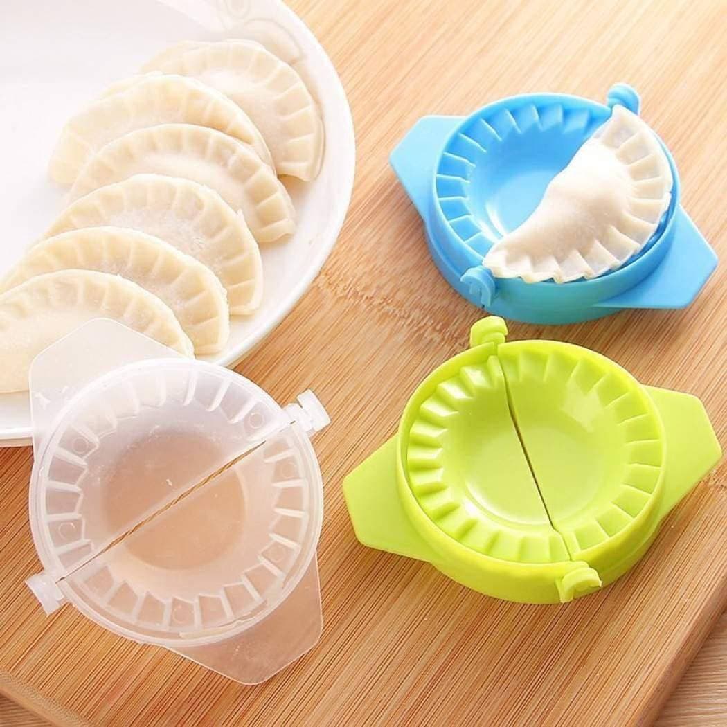 Pack of 3 Samosa & Pastry Dough Maker Dumplings modelling tools Kitchen Magic Creative Manual Pack Machine Food-grade Plastic Pinch Kitchen Tools