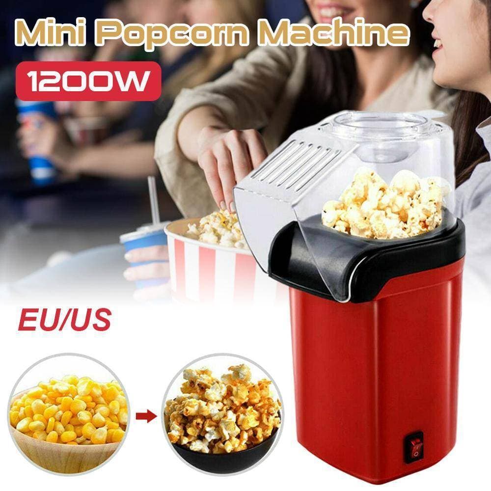 Electric Popcorn Maker DIY Household Automatic Mini Hot Air Popcorn Making Kitchen Machine DIY Corn Popper