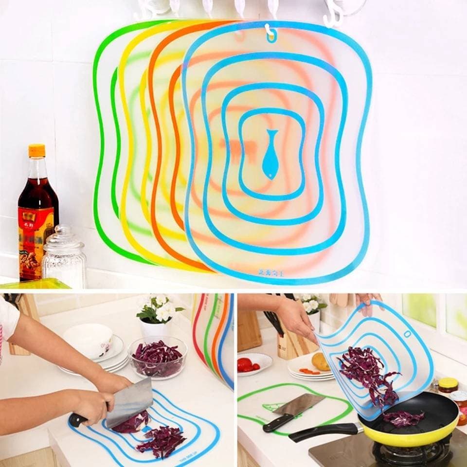1 Pcs Non-Slip Frosted Plastic Cutting Board Kitchen Cutting Vegetable Table Meat Tools Kitchen Accessories