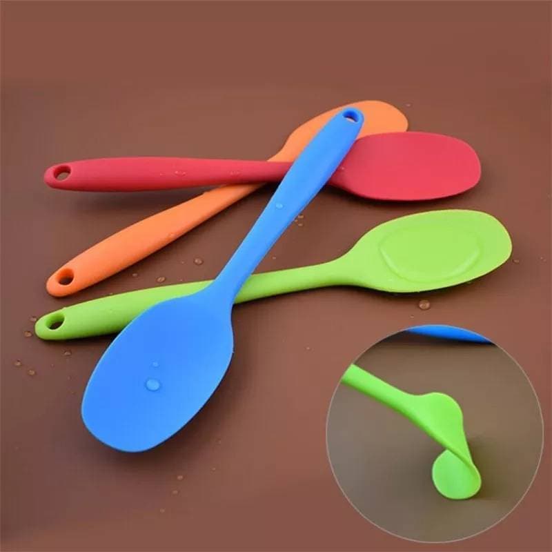 Spatula Soup Spoon Kitchenware Silicone Kitchen Bakeware Utensil Spoons And Scoop Cooking Tools silicone spoon