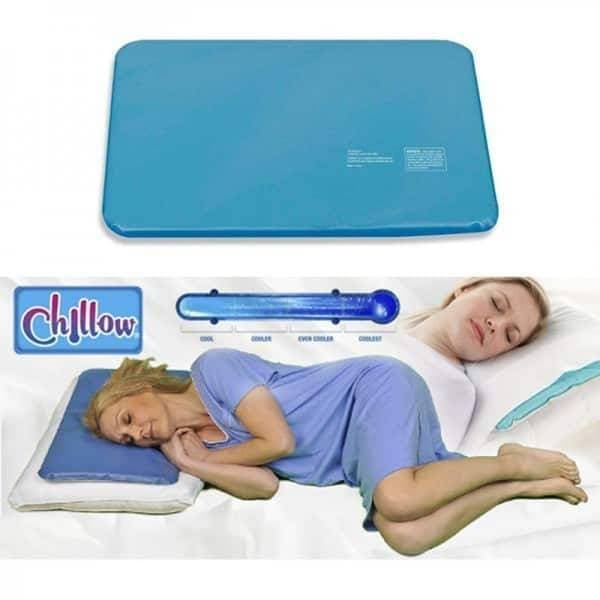 Chillow Cooling Pillow Comfortable Summer Cool Therapy Help Sleeping Aid Pad Mat Muscle Relief Cooling Gel Pillow Ice Pad Massager Water Pillows
