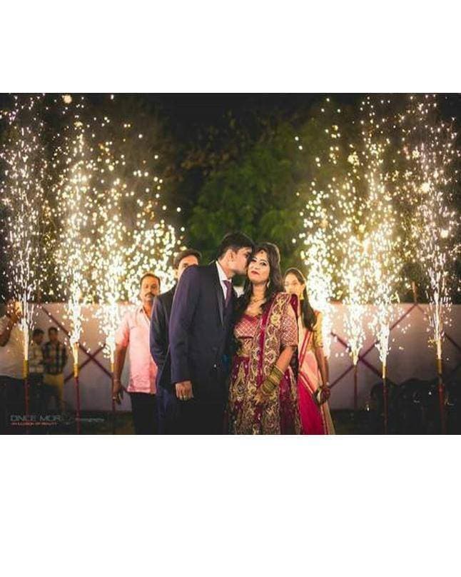 Electric Cold Flame Sparklers Anaar For Mehndi ,wedding ,valima ,Barat Entry, Birthday, And Celebration