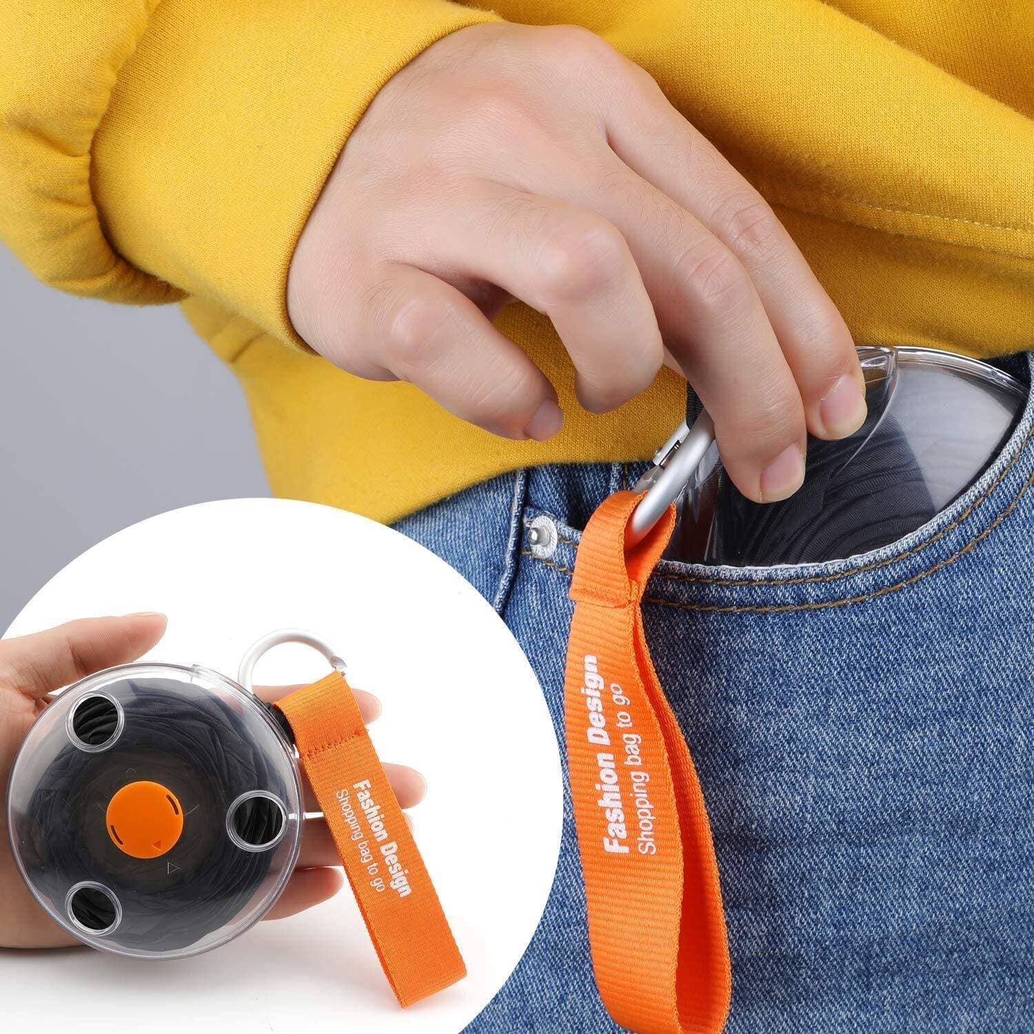 Fashionable and Dirtproof Compact Portable Folding Retractable Storage Bag Small Dish Shopping/Travel Bag
