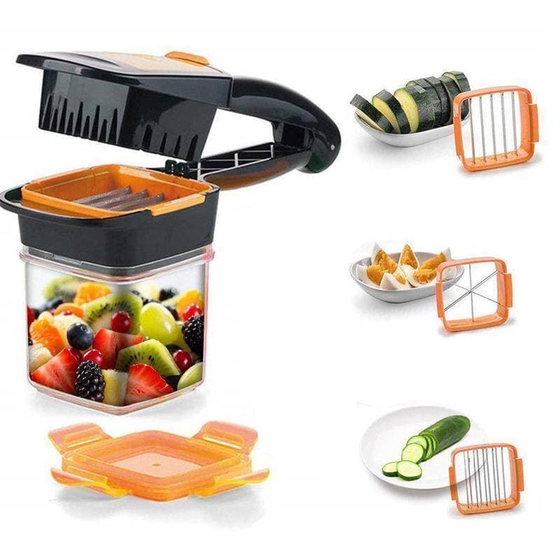 Nicer Dicer 5 in 1 Multi-Cutter Quick Food Fruit Vegetable Cutter Slicer Speedy Chopper