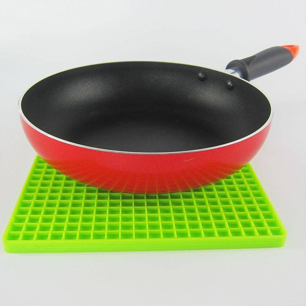Multifunction Square Honeycomb Silicone Heat resistant Coasters Tableware Insulation Pad Potholders Insulation Mat