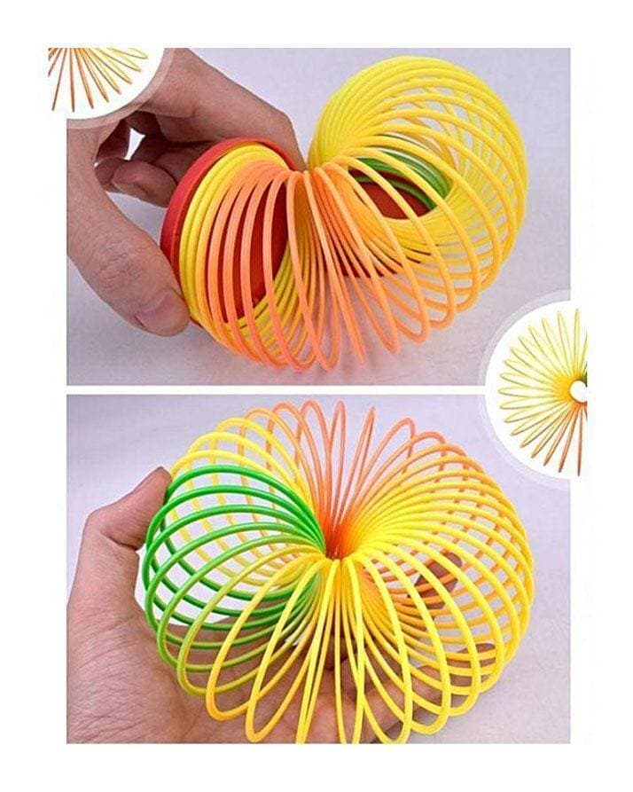Magic Slinky Rainbow Springs Bounce Fun Toy For Kids
