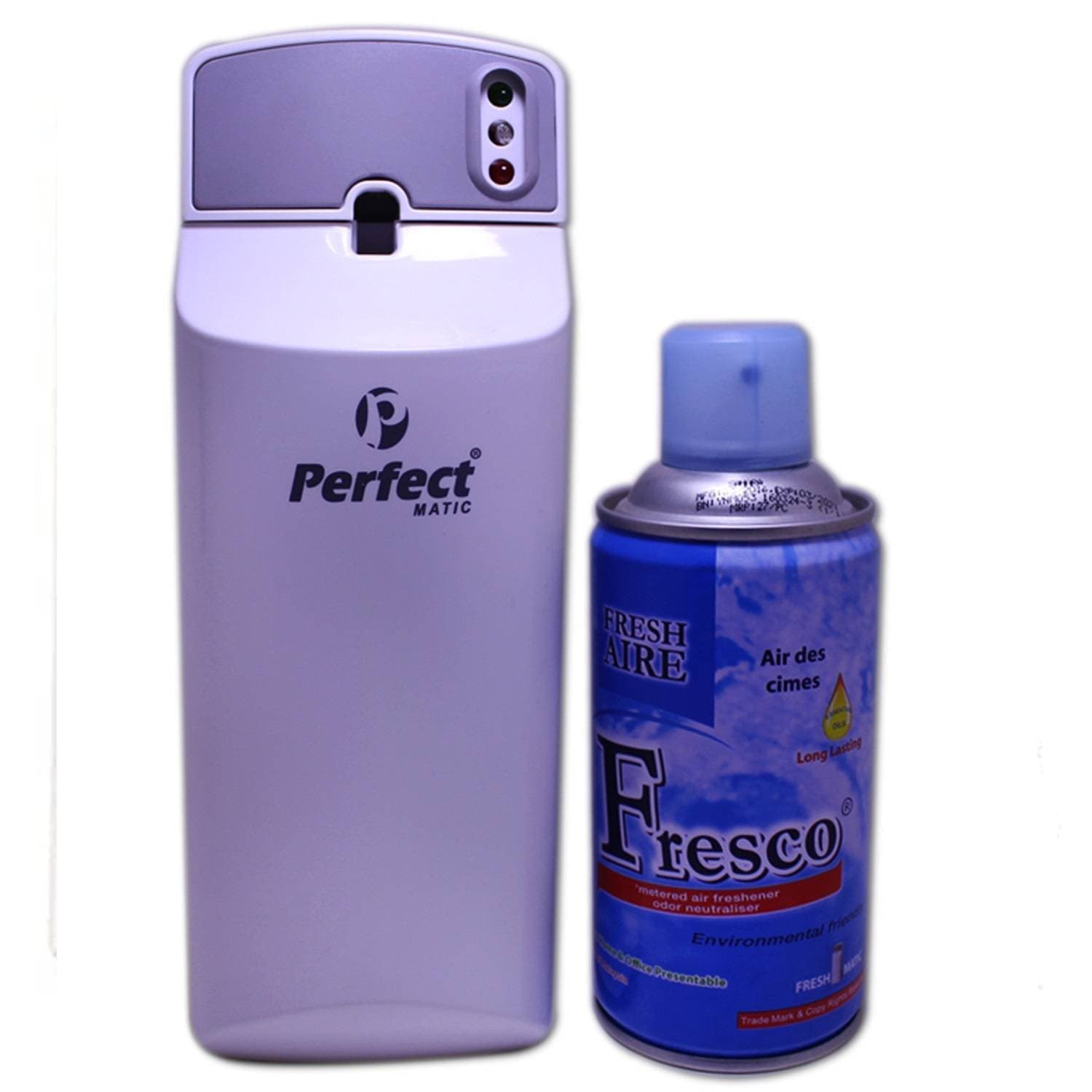 Perfect Matic Automatic Air Freshener Dispenser With Free Air Freshener 300 ml Bottle - White