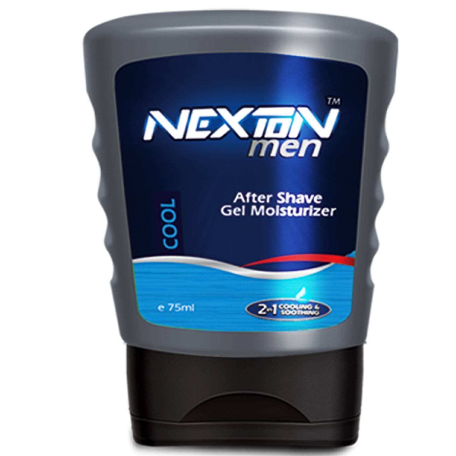 Nexton Aftershave Gel Moisturizer for Men (Cool) - 75 ml