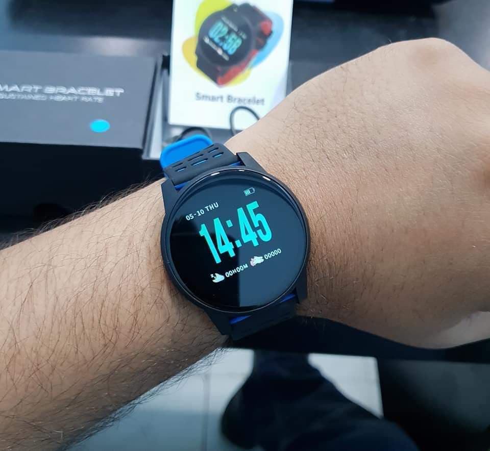KY08 SMART WATCH with Calorie Consumption Counter, Pedometer, Distance Tracker, Sleep Quality Monitor and Waterproof Watch Case
