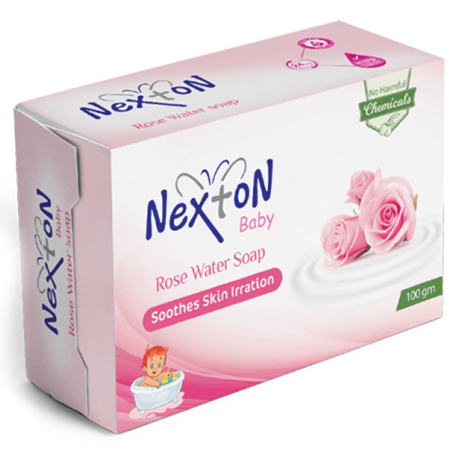Nexton Baby Soap (Rose Water) - 100 Gram