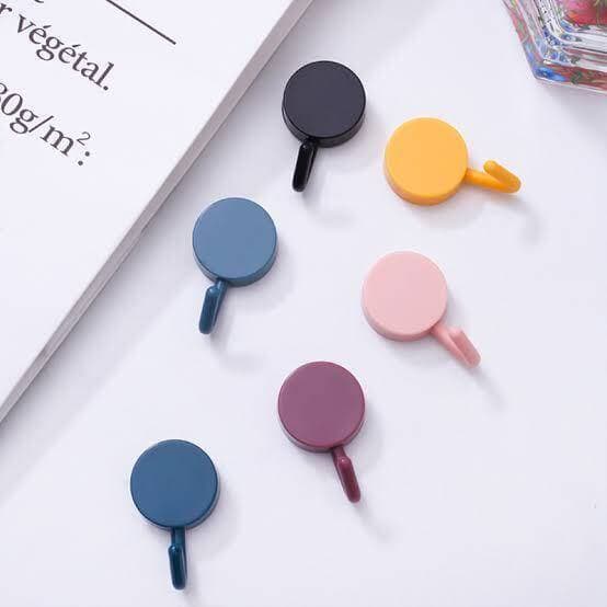 Pack Of 6 Sticky Hooks