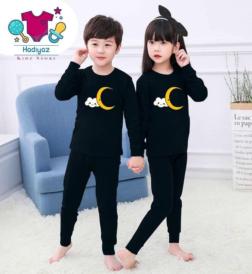 Summer Collection Kids Night suits Pack of 2 - Black Color