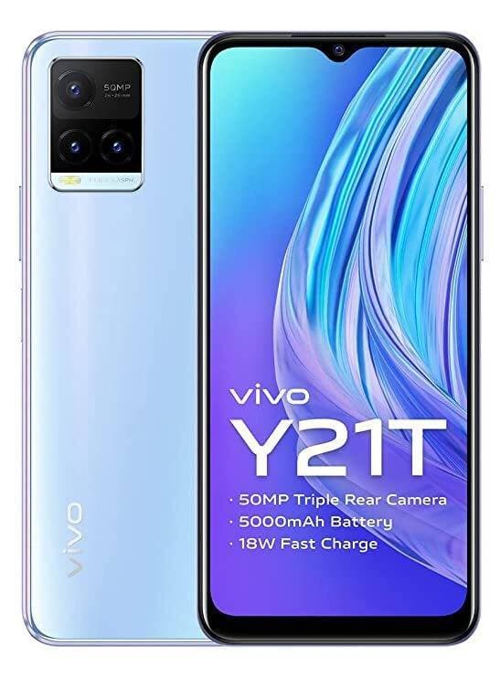 Vivo Y21T - 4GB + 128GB - Pearl White