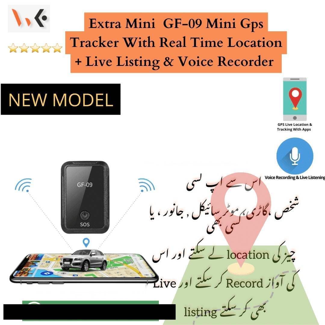 GF-09 Mini GPS Tracker With Real Time Tracking And Voice Recorder For Vehicle/Car/Person